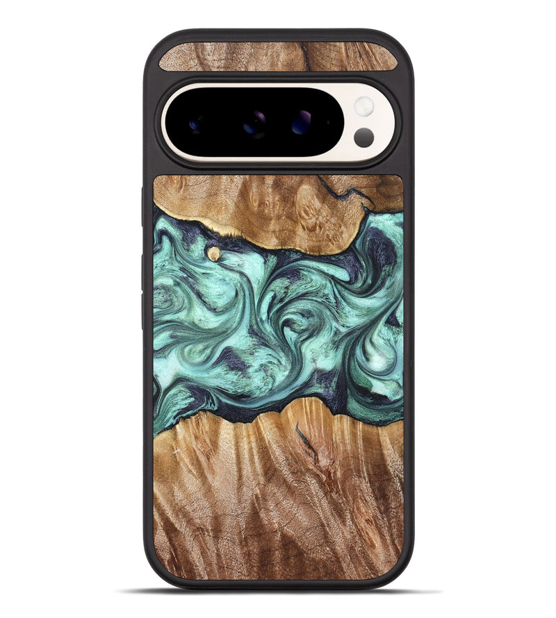 Pixel 10 Pro XL Wood Phone Case - Mat (Green, 823179)