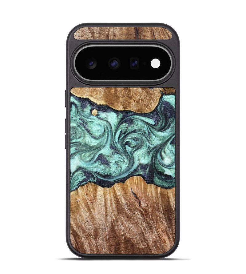 Pixel 11 Wood Phone Case - Mat (Green, 823179)