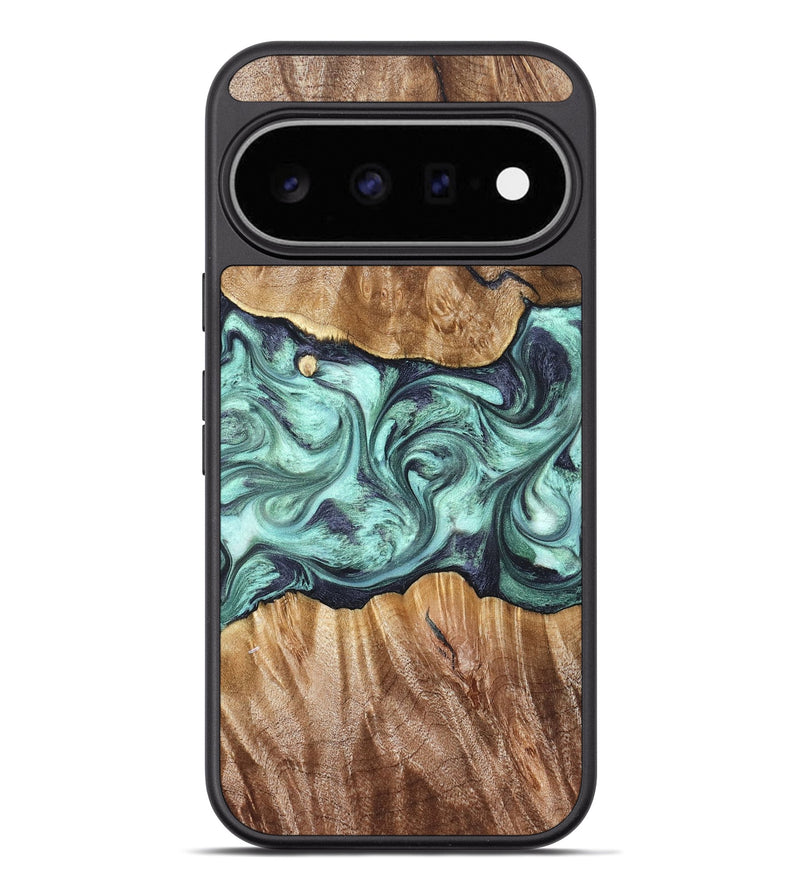 Pixel 11 Pro XL Wood Phone Case - Mat (Green, 823179)