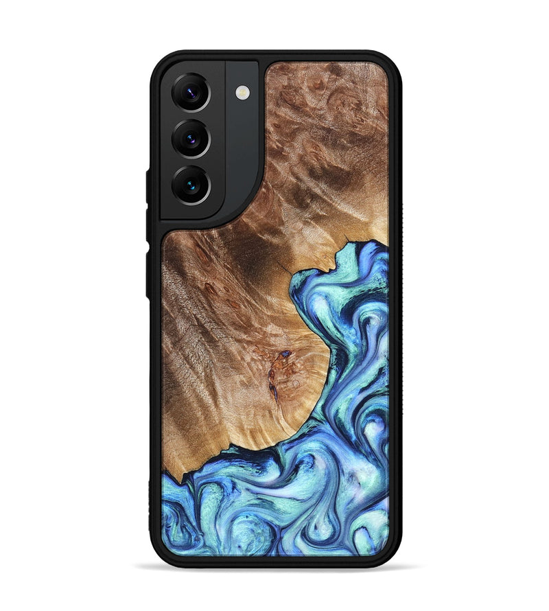 Galaxy S22 Plus Wood Phone Case - Novah (Blue, 823180)
