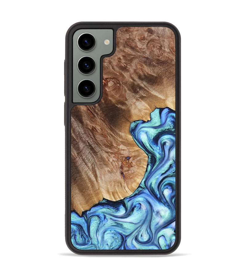 Galaxy S23 Plus Wood Phone Case - Novah (Blue, 823180)
