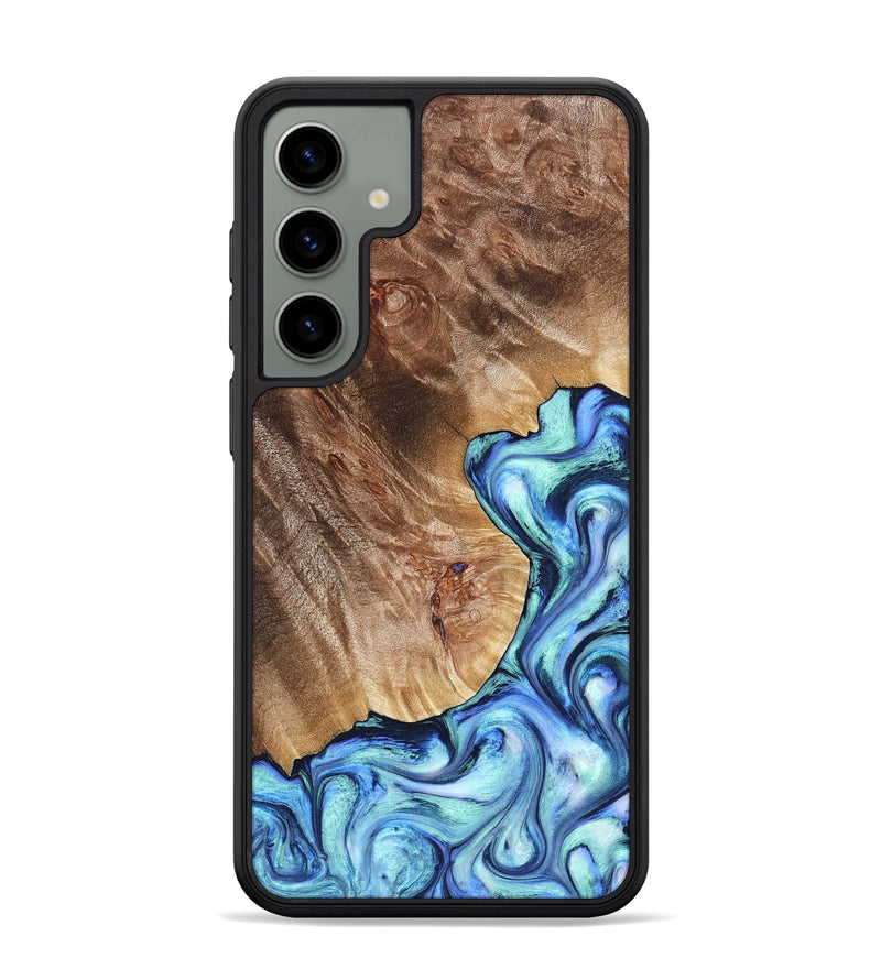Galaxy S24 Plus Wood Phone Case - Novah (Blue, 823180)