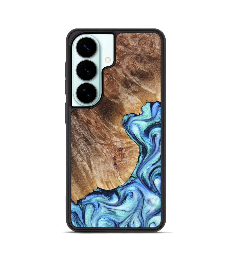 Galaxy S26 Wood Phone Case - Novah (Blue, 823180)