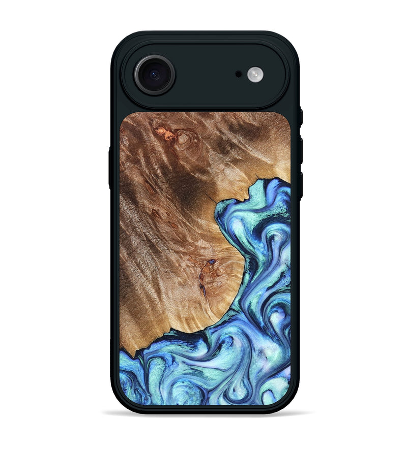 iPhone 17 Air Wood Phone Case - Novah (Blue, 823180)