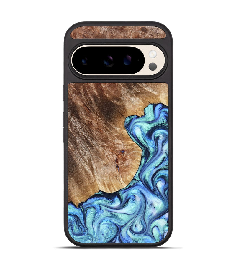 Pixel 10 Wood Phone Case - Novah (Blue, 823180)