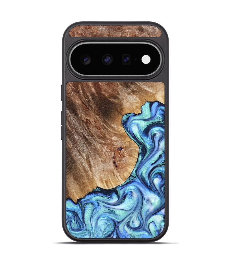 Pixel 11 Wood Phone Case - Novah (Blue, 823180)