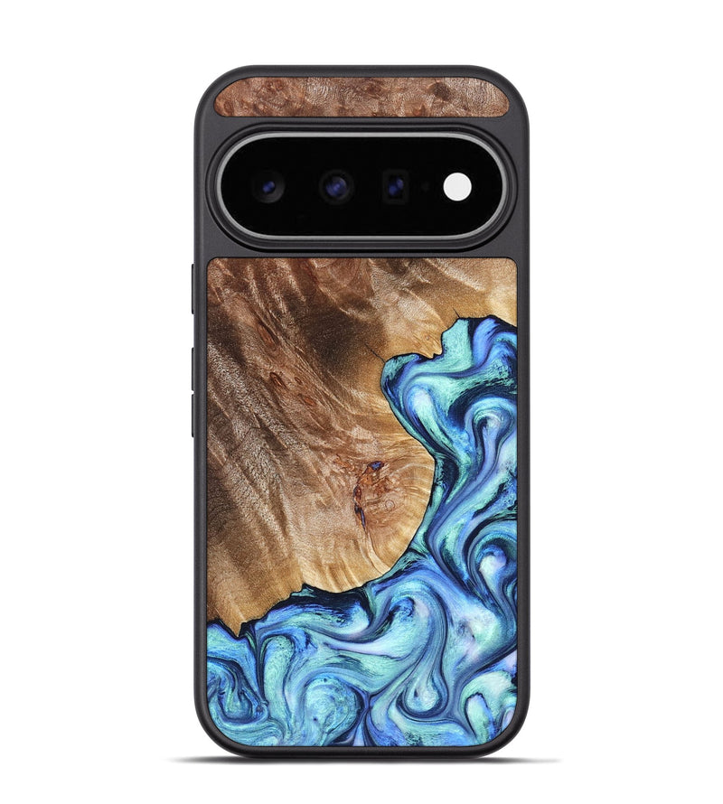 Pixel 11 Pro Wood Phone Case - Novah (Blue, 823180)