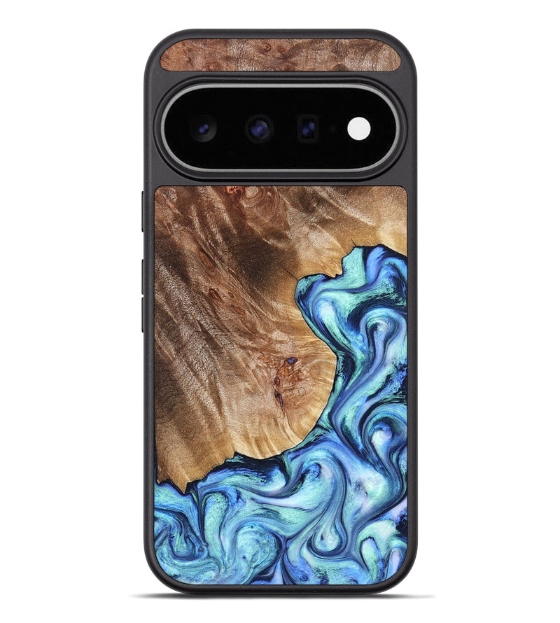 Pixel 11 Pro XL Wood Phone Case - Novah (Blue, 823180)