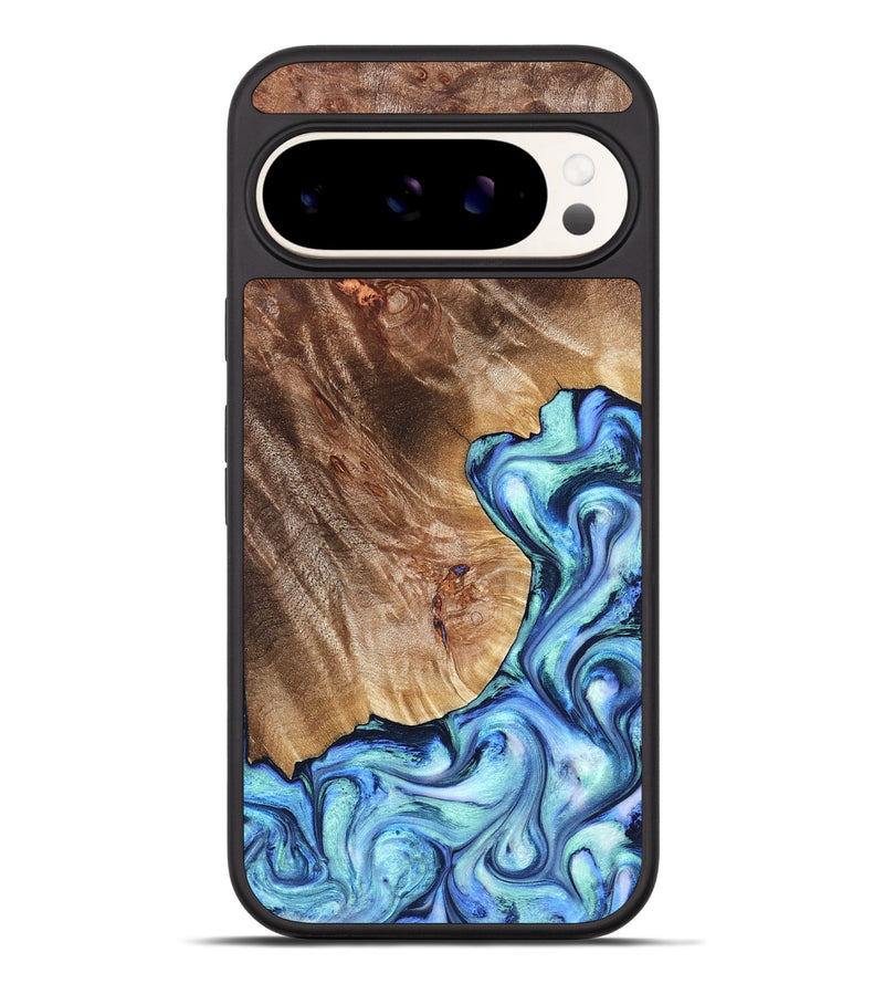 Pixel 9 Pro XL Wood Phone Case - Novah (Blue, 823180)