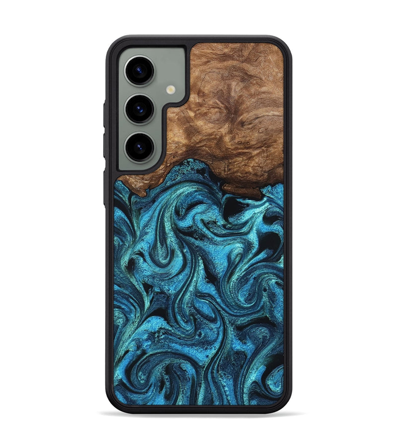 Galaxy S24 Plus Wood Phone Case - Kanisha (Blue, 823181)