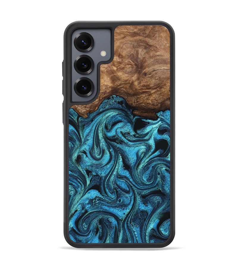 Galaxy S25 Plus Wood Phone Case - Kanisha (Blue, 823181)