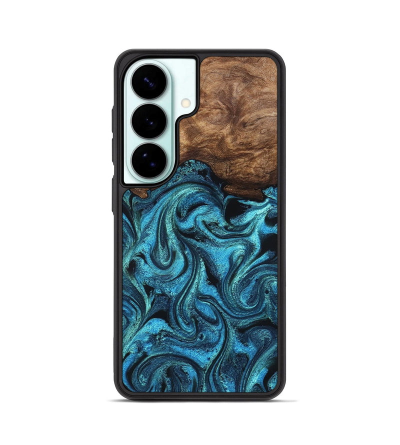 Galaxy S26 Wood Phone Case - Kanisha (Blue, 823181)