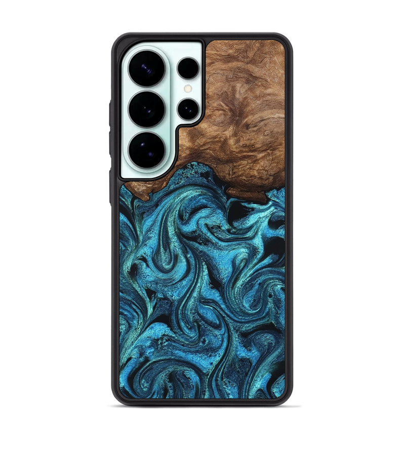Galaxy S26 Ultra Wood Phone Case - Kanisha (Blue, 823181)