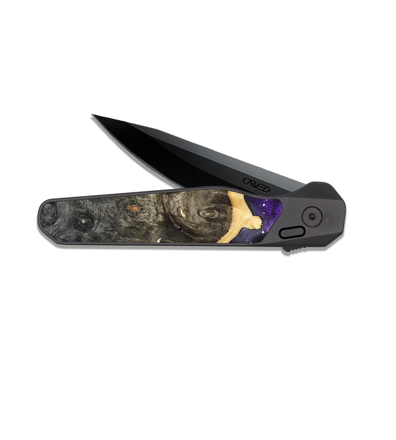 EDC Dark Slate Wood Pocket Knife - Musa (Cosmos, 823184)