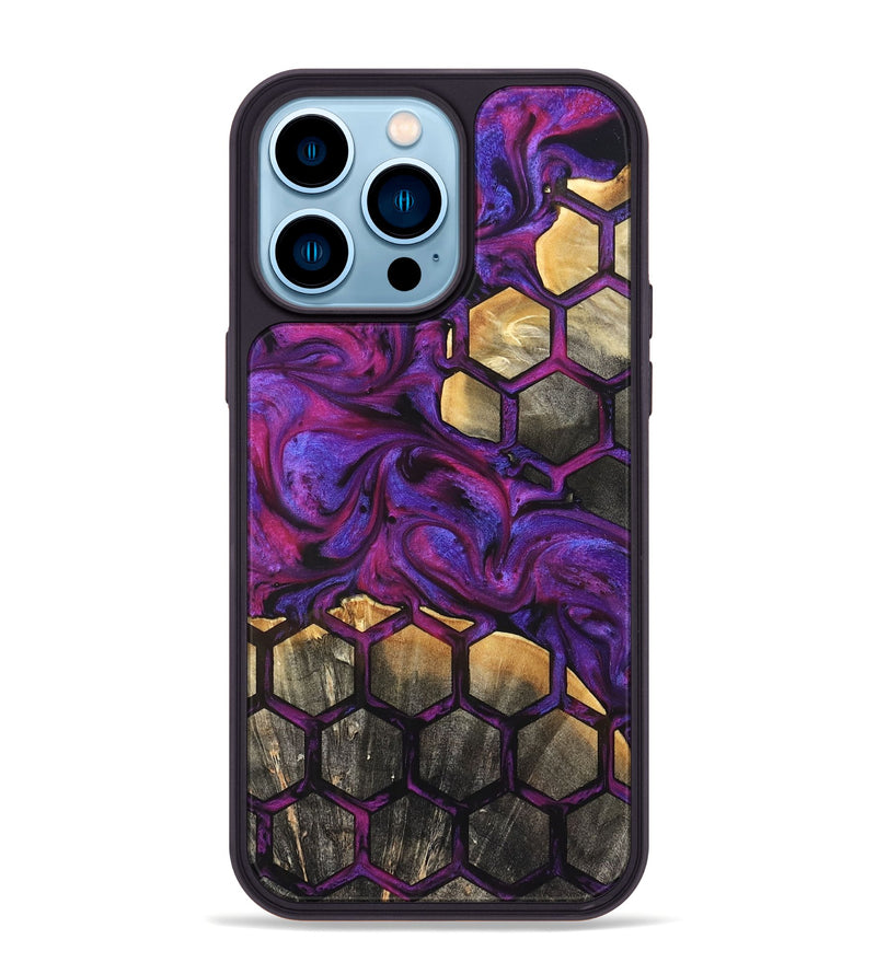iPhone 14 Pro Max Wood Phone Case - Ridge (Pattern, 823189)