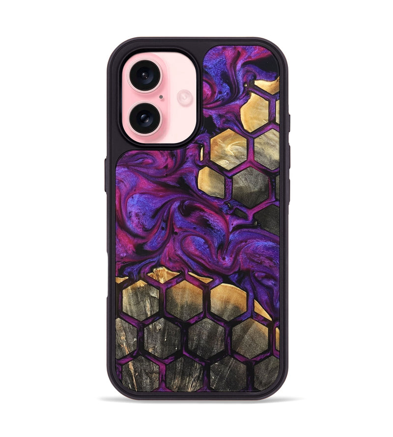 iPhone 16 Wood Phone Case - Ridge (Pattern, 823189)