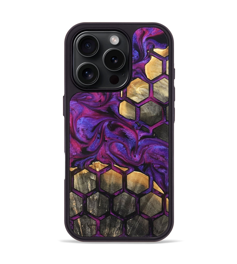 iPhone 16 Pro Wood Phone Case - Ridge (Pattern, 823189)