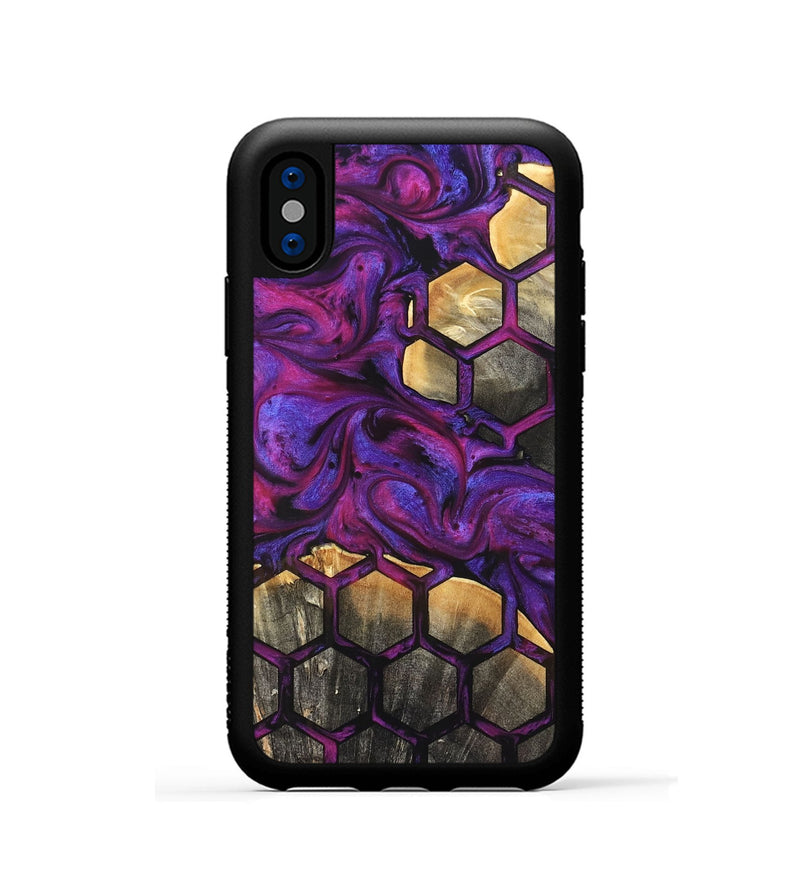 iPhone Xs Wood Phone Case - Ridge (Pattern, 823189)
