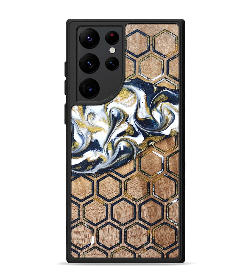 Galaxy S22 Ultra Wood Phone Case - Vicky (Pattern, 823190)