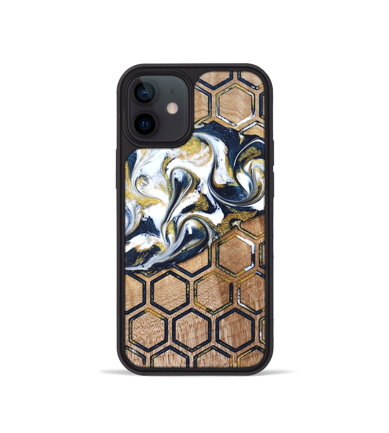 iPhone 12 mini Wood Phone Case - Vicky (Pattern, 823190)