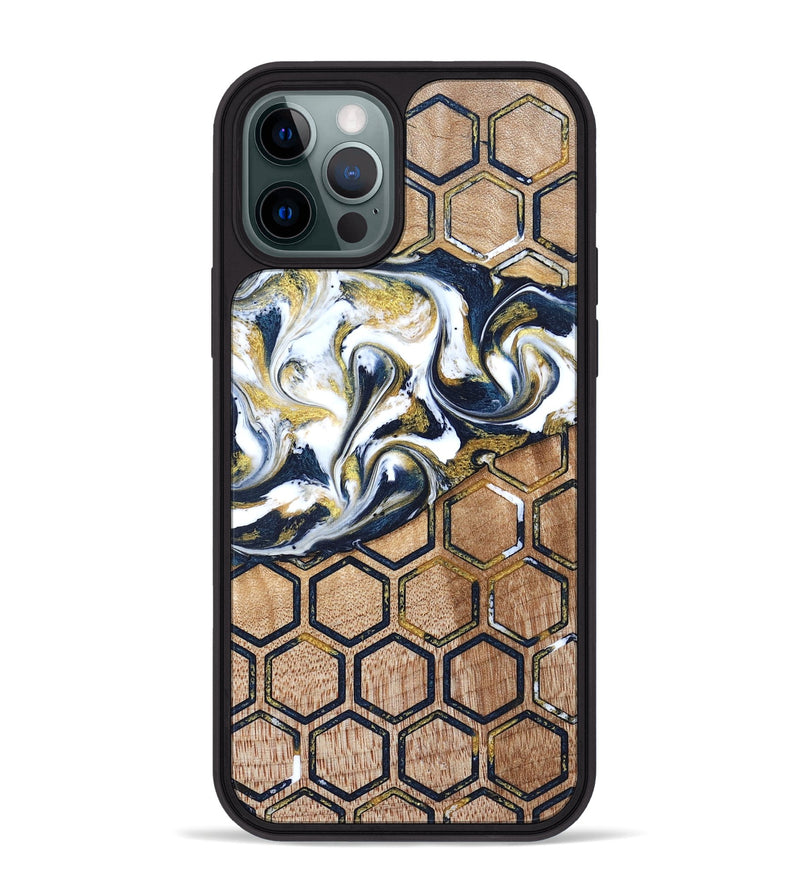 iPhone 12 Pro Max Wood Phone Case - Vicky (Pattern, 823190)