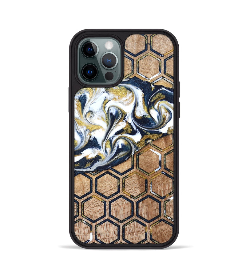 iPhone 12 Pro Wood Phone Case - Vicky (Pattern, 823190)
