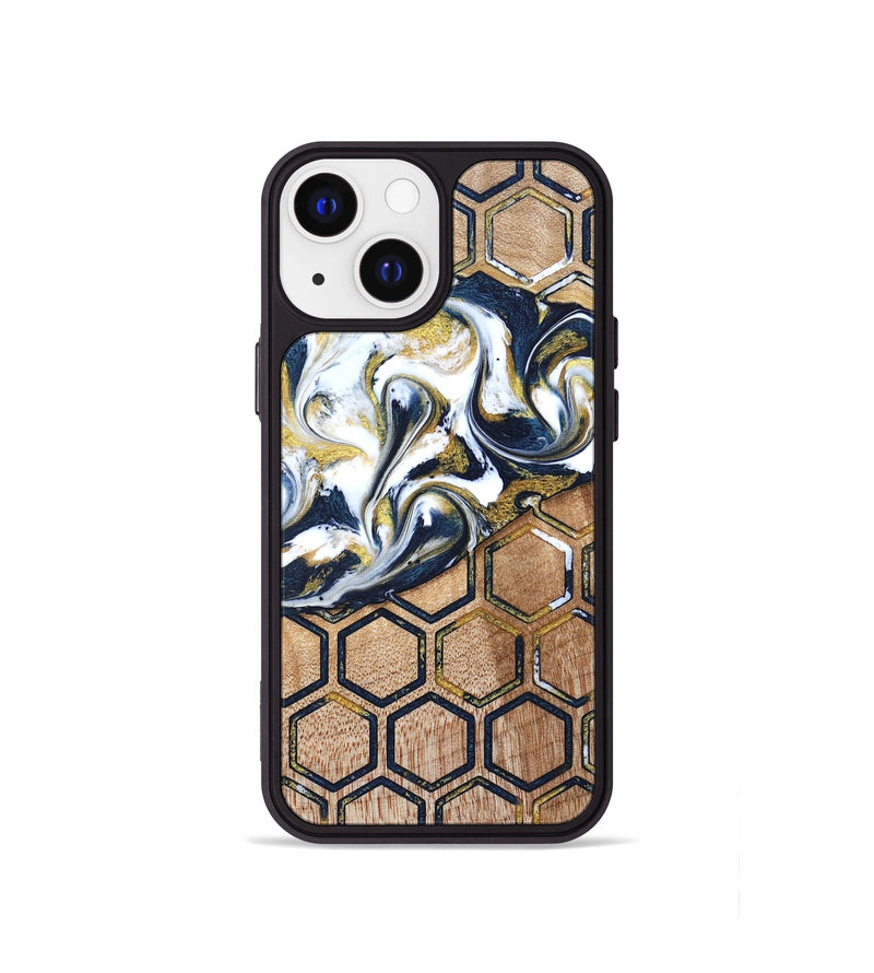 iPhone 13 mini Wood Phone Case - Vicky (Pattern, 823190)