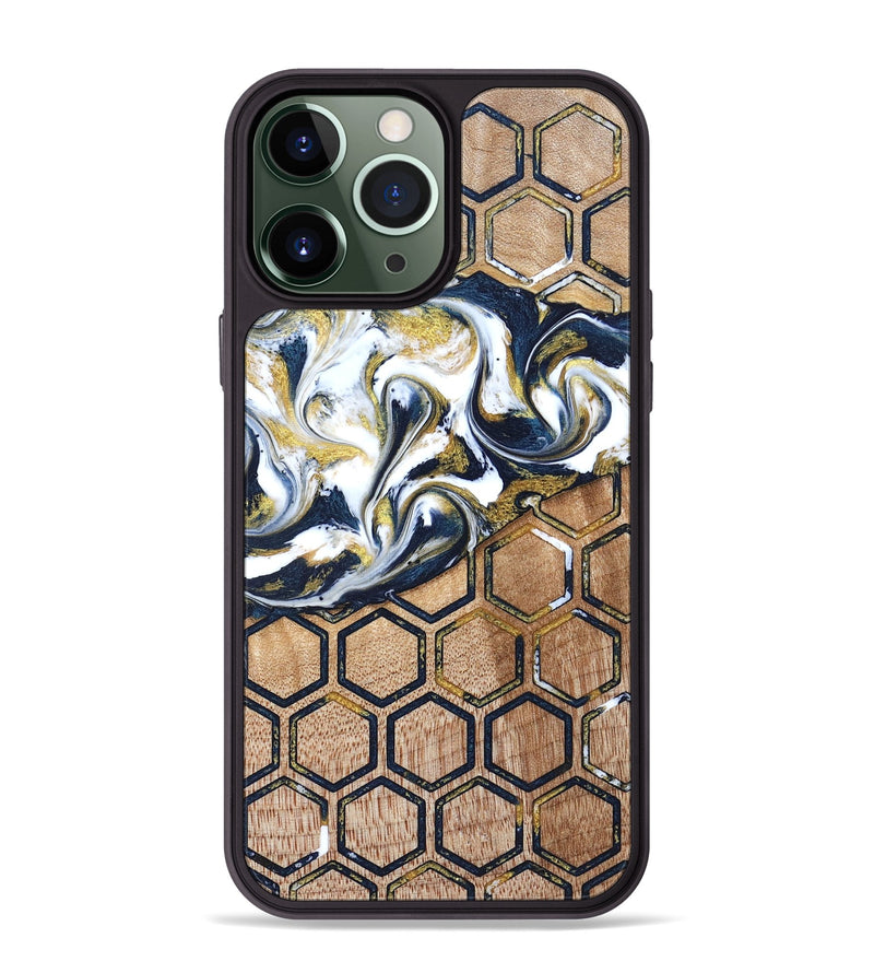 iPhone 13 Pro Max Wood Phone Case - Vicky (Pattern, 823190)