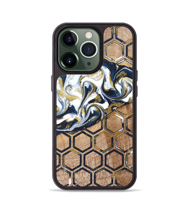 iPhone 13 Pro Wood Phone Case - Vicky (Pattern, 823190)