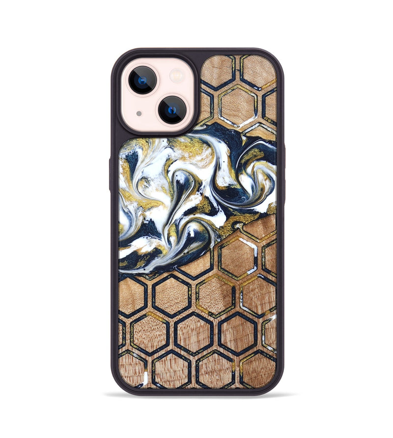 iPhone 14 Wood Phone Case - Vicky (Pattern, 823190)