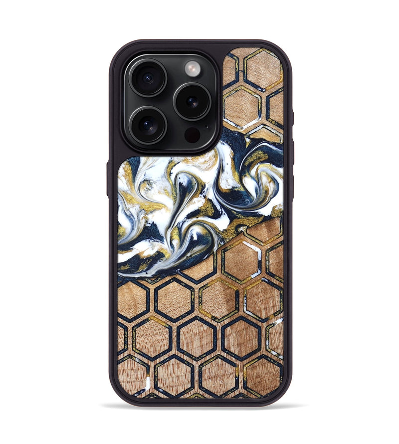 iPhone 15 Pro Wood Phone Case - Vicky (Pattern, 823190)