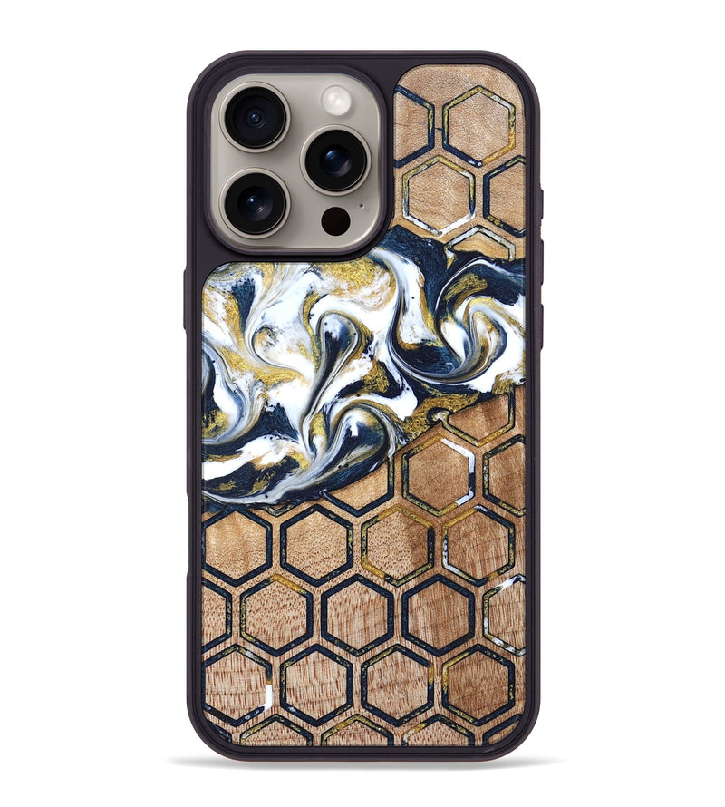iPhone 16 Pro Max Wood Phone Case - Vicky (Pattern, 823190)