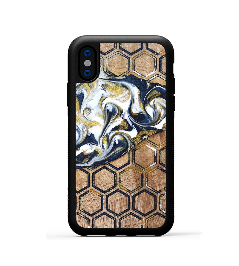 iPhone Xs Wood Phone Case - Vicky (Pattern, 823190)