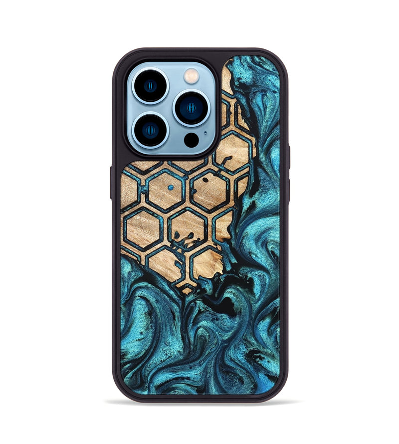 iPhone 14 Pro Wood Phone Case - Frida (Pattern, 823192)
