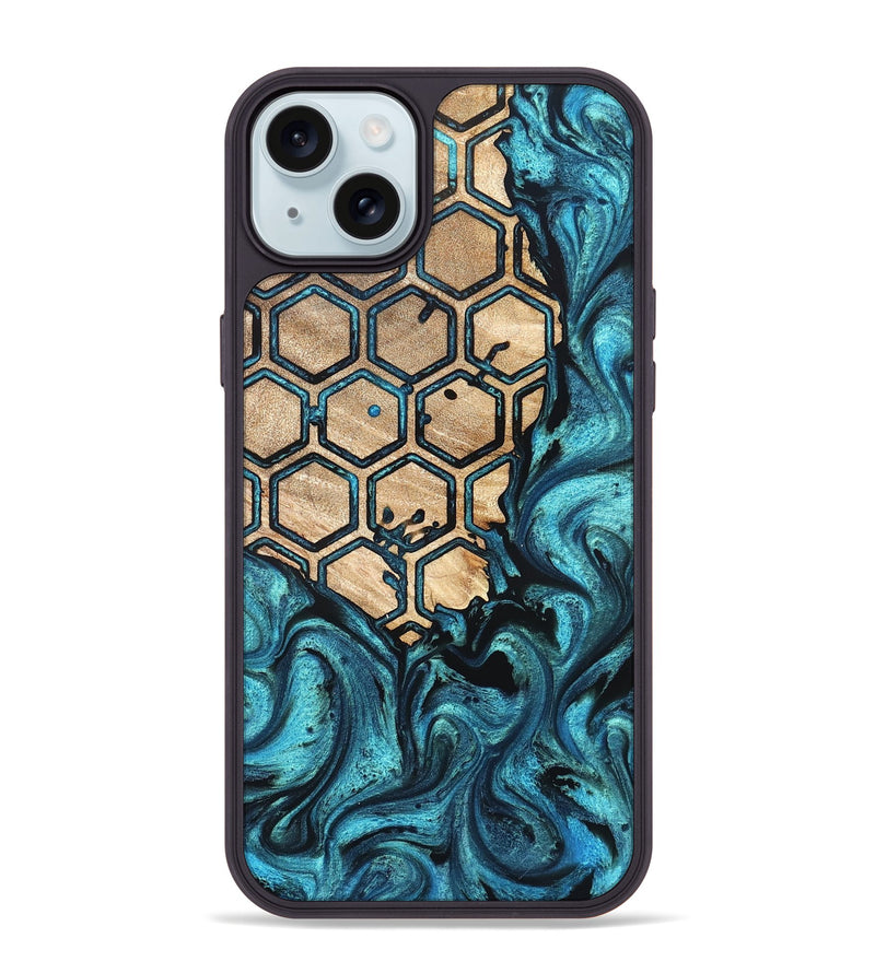 iPhone 15 Plus Wood Phone Case - Frida (Pattern, 823192)