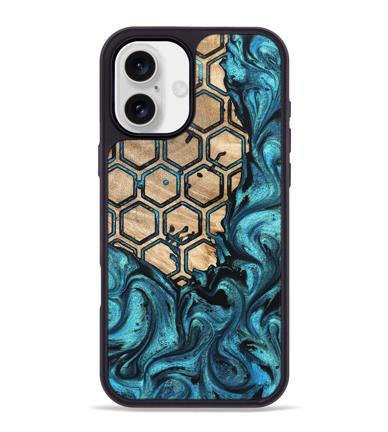 iPhone 16 Plus Wood Phone Case - Frida (Pattern, 823192)
