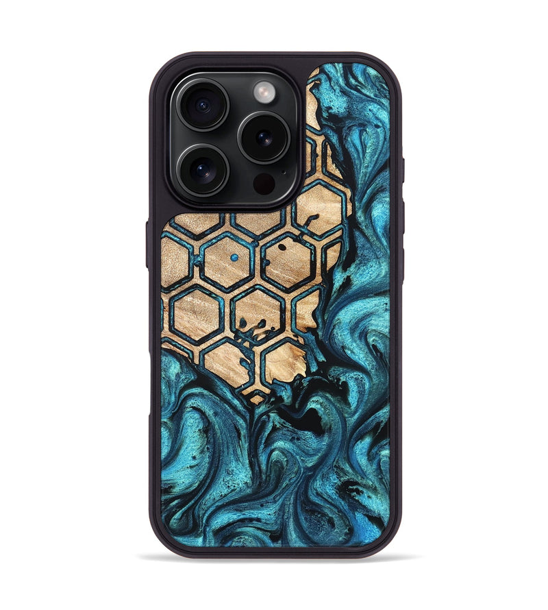 iPhone 16 Pro Wood Phone Case - Frida (Pattern, 823192)