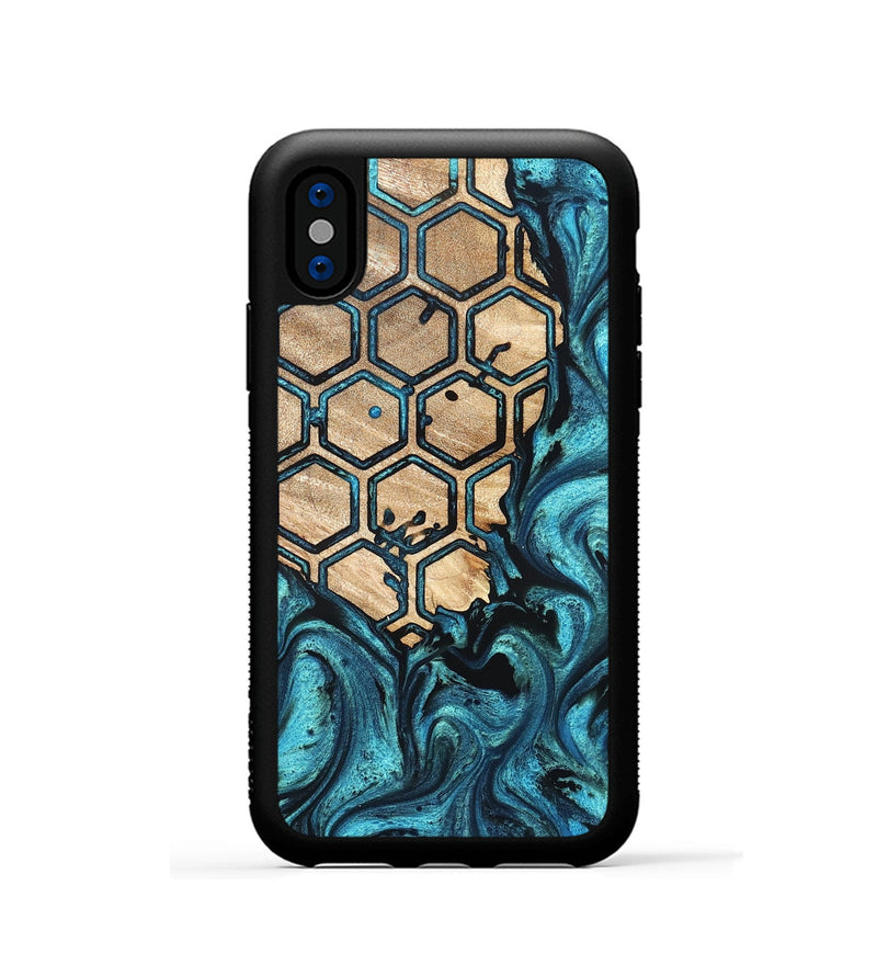 iPhone Xs Wood Phone Case - Frida (Pattern, 823192)