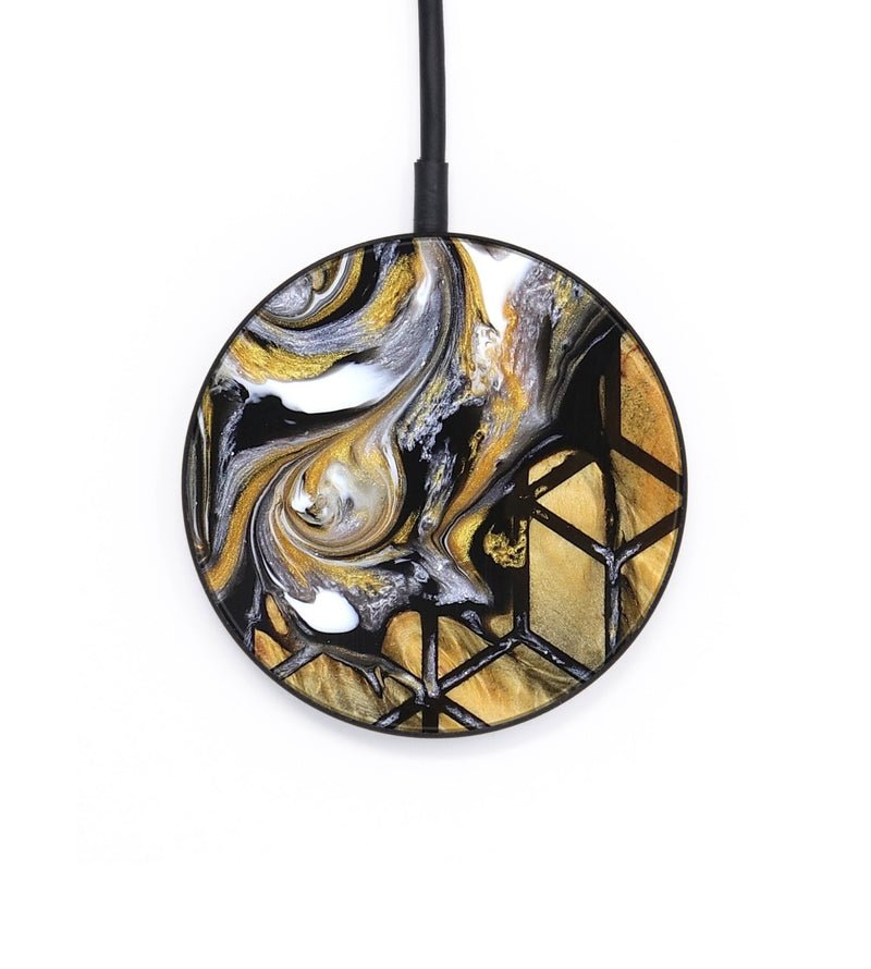 Circle Wood Wireless Charger - Artemis (Pattern, 823196)
