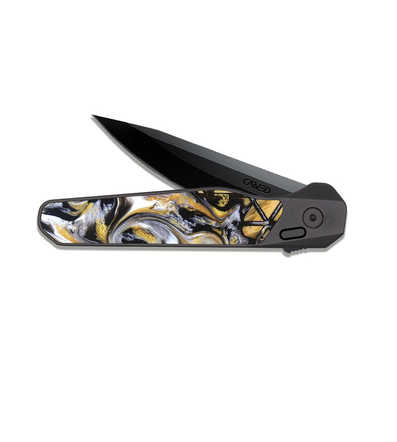EDC Dark Slate Wood Pocket Knife - Artemis (Pattern, 823196)