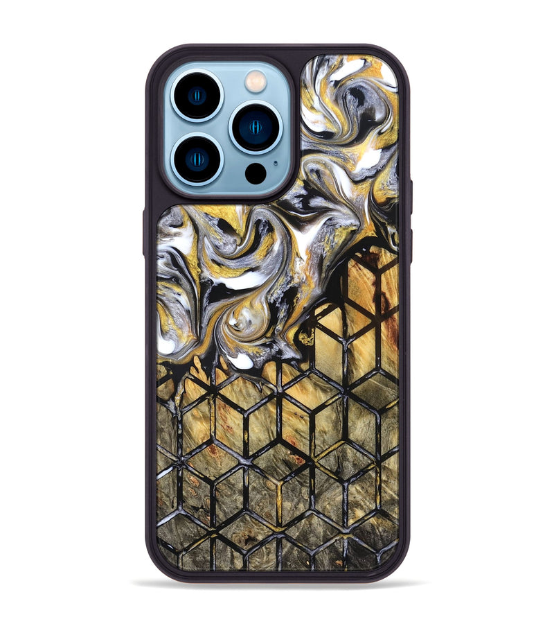 iPhone 14 Pro Max Wood Phone Case - Artemis (Pattern, 823196)