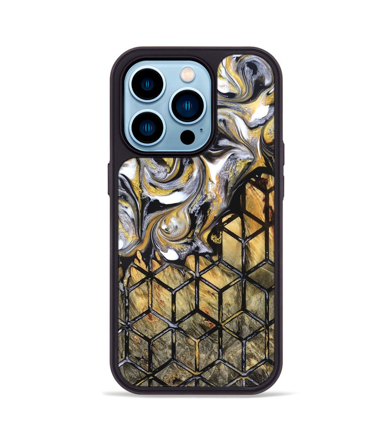 iPhone 14 Pro Wood Phone Case - Artemis (Pattern, 823196)