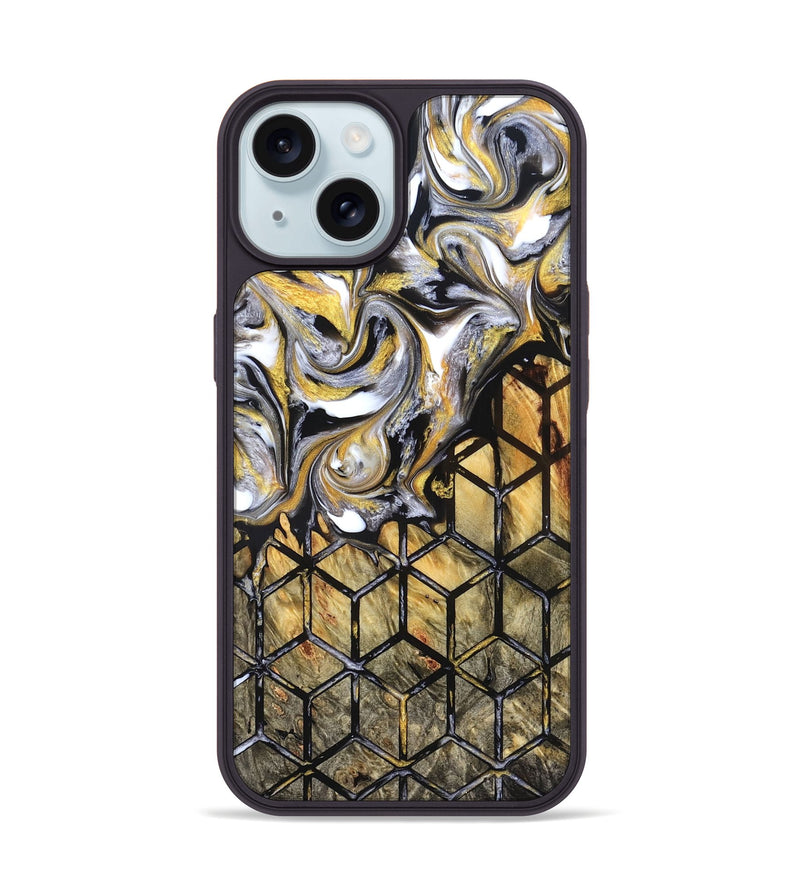 iPhone 15 Wood Phone Case - Artemis (Pattern, 823196)