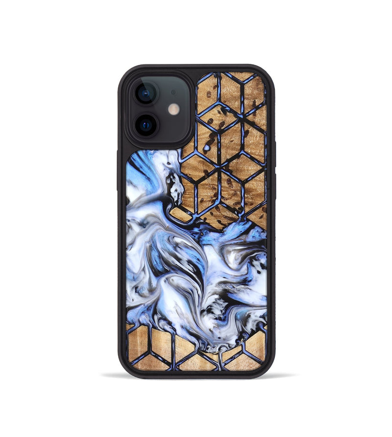iPhone 12 mini Wood Phone Case - Domingo (Pattern, 823199)