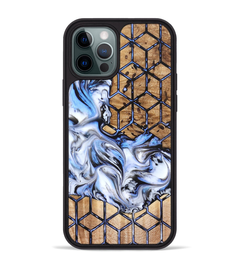 iPhone 12 Pro Max Wood Phone Case - Domingo (Pattern, 823199)