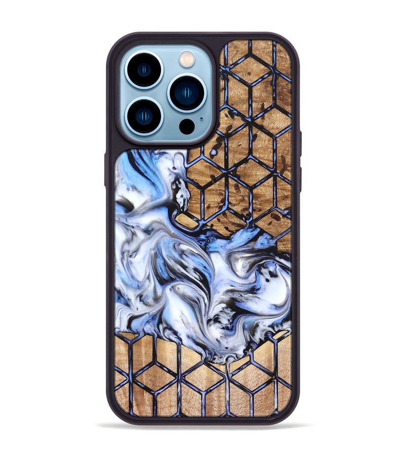 iPhone 14 Pro Max Wood Phone Case - Domingo (Pattern, 823199)