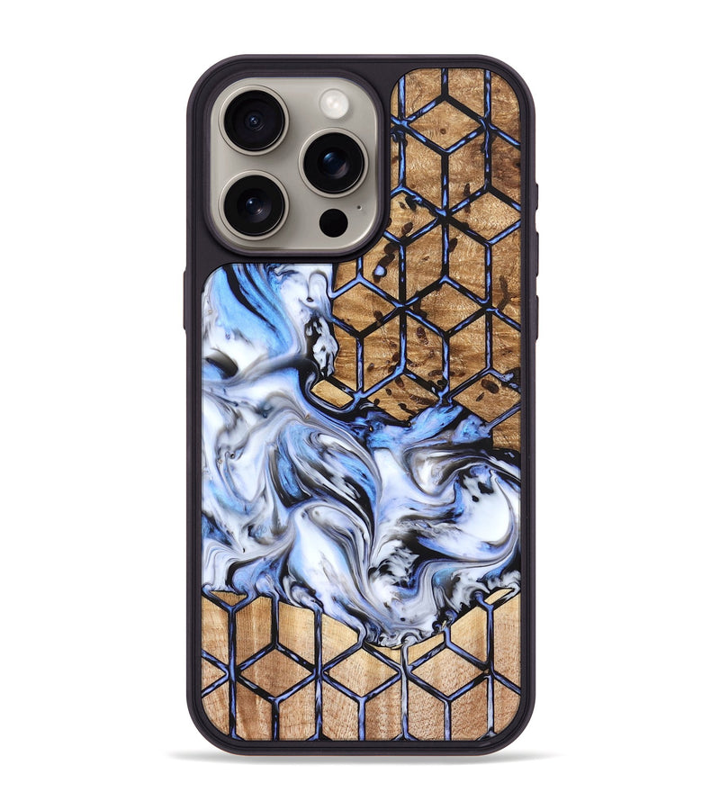 iPhone 15 Pro Max Wood Phone Case - Domingo (Pattern, 823199)