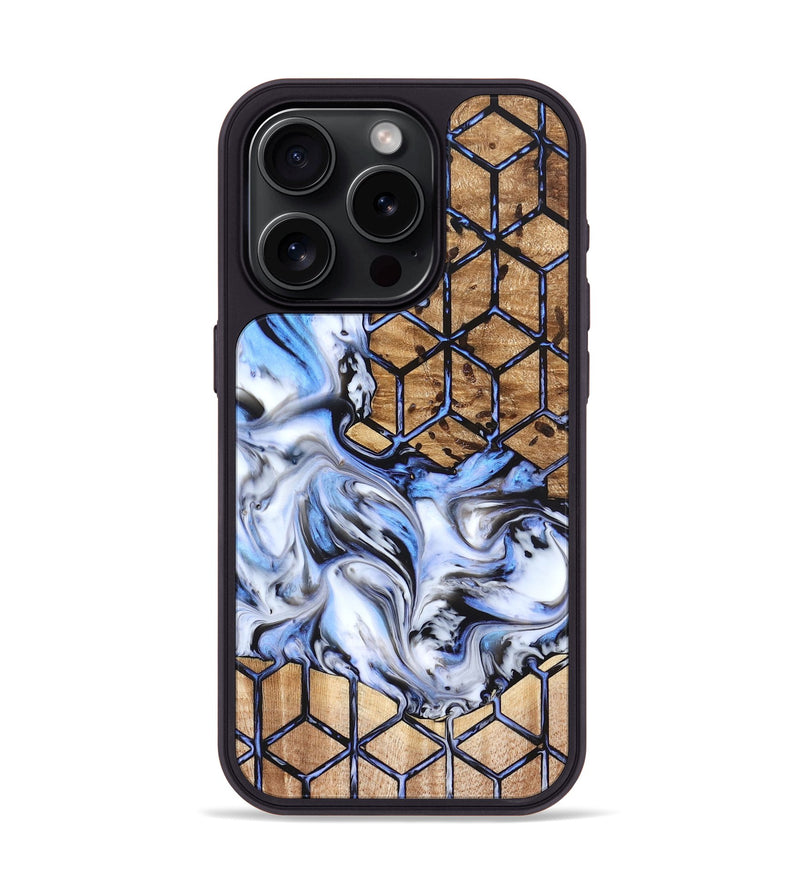 iPhone 15 Pro Wood Phone Case - Domingo (Pattern, 823199)