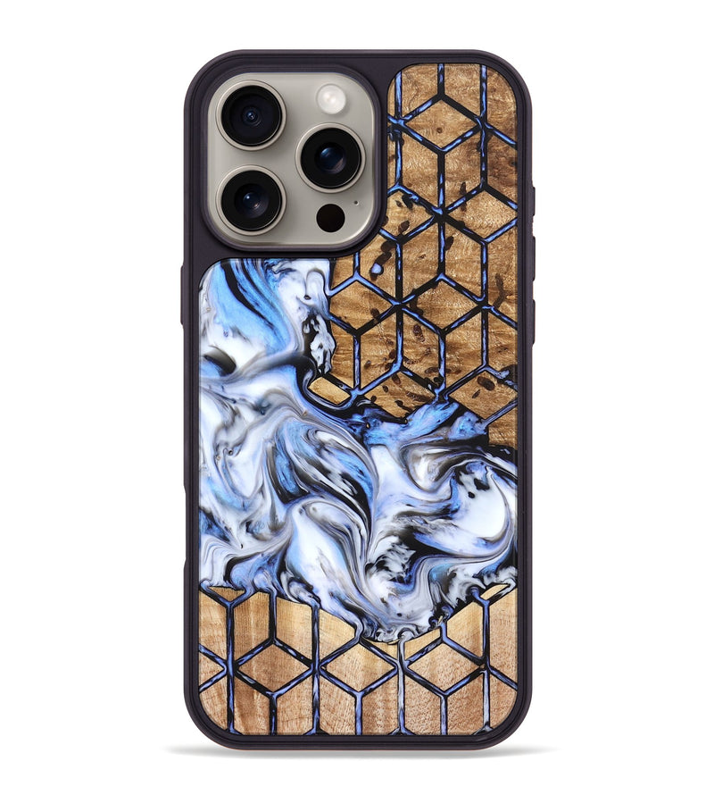 iPhone 16 Pro Max Wood Phone Case - Domingo (Pattern, 823199)