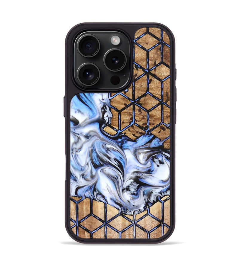 iPhone 16 Pro Wood Phone Case - Domingo (Pattern, 823199)